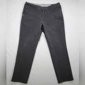 Bonobos Chino Pants Men's Size 36X30 Slim Dark Gray Flat Front